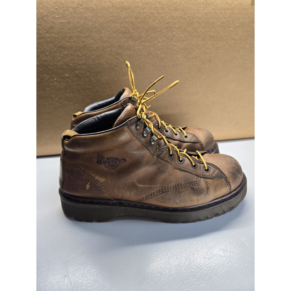 Dr. Martens VTG 8287 Brown Leather Boots Made in England US Mens 12